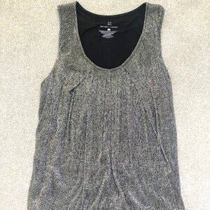 NY&Co Work Top - Silver/black
